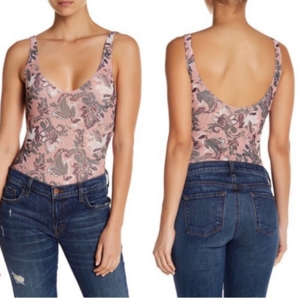 Free People bodysuit active wear